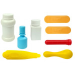 Veterinárna a dentálna súprava pre psa modrá